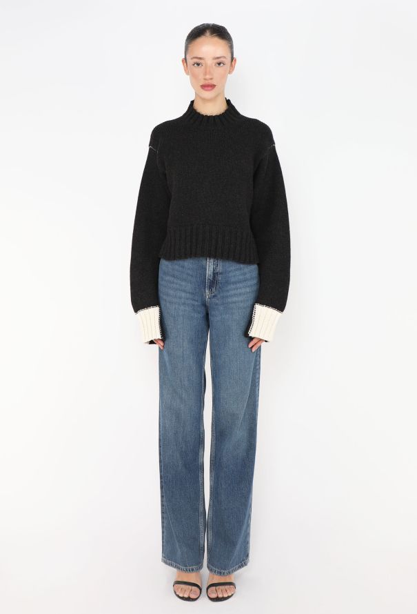 Céline 2015 Contrast Knit Sweater - 2