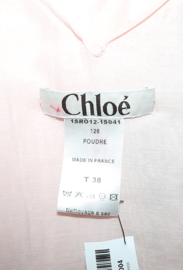 Chloé 2001 Embroidered Voile Slip Dress - 5