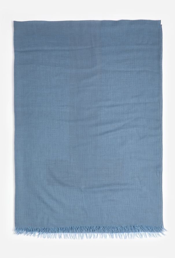 Hermès Herringbone Cashmere Shawl - 2