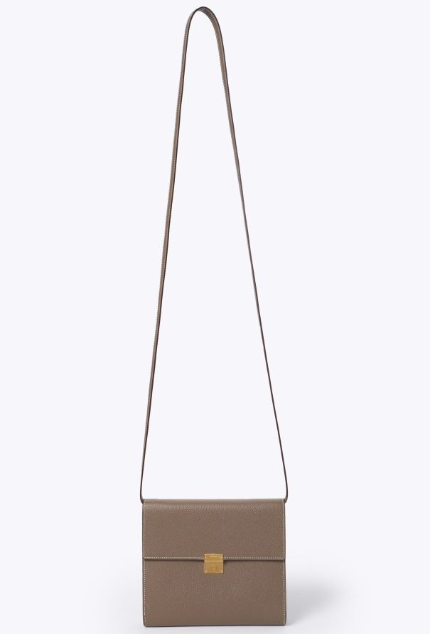 Hermès Etoupe Epsom Clic 16 Wallet - 1