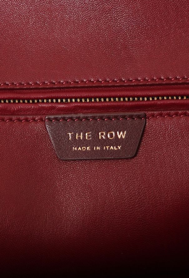 The Row Burgundy Large Devon Bag - 11