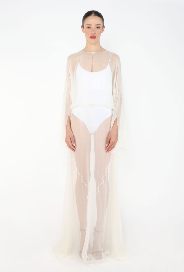 Chloé S/S 1997 Silk Chiffon Kaftan - 4