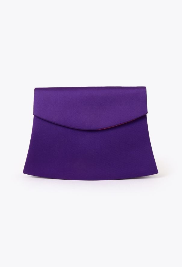 Saint Laurent '80s  Satin Couture Clutch - 1