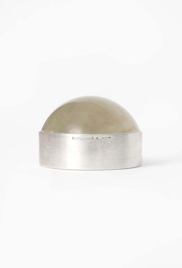 Hermès Silver Desktop Magnifying Glass, 1960s - 1