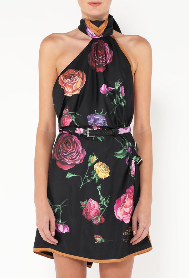 Prada 2024 Open-Back Silk Halter Dress - 2