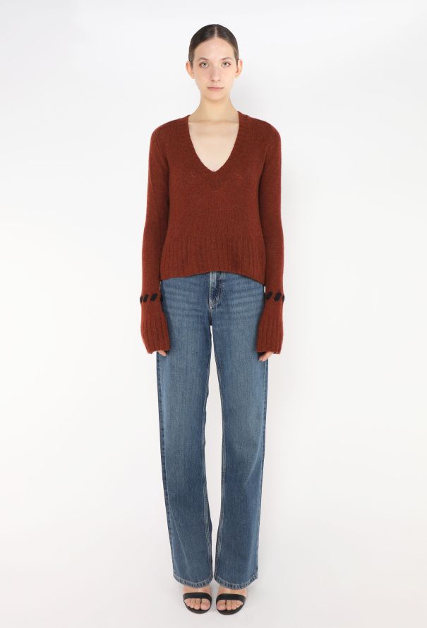Khaite Cashmere Whipstitch Sweater - 3