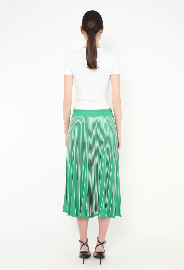 Valentino Resort 2018 Bicolor Pleated Skirt - 5