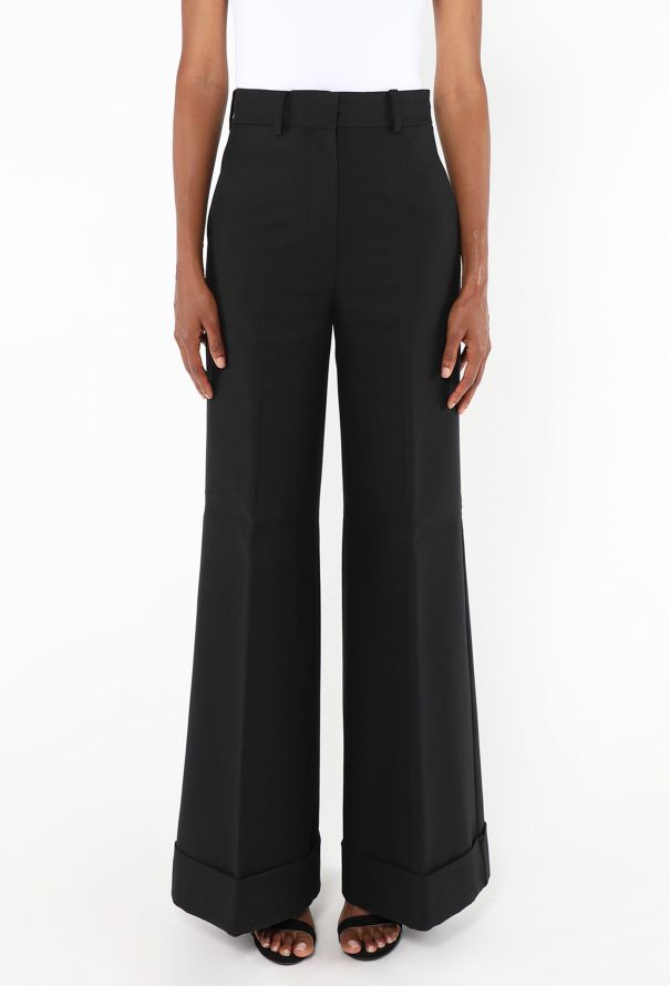 Khaite Wide-Leg Cuffed Trousers - 2 Khaite Wide-Leg Cuffed Trousers - 2