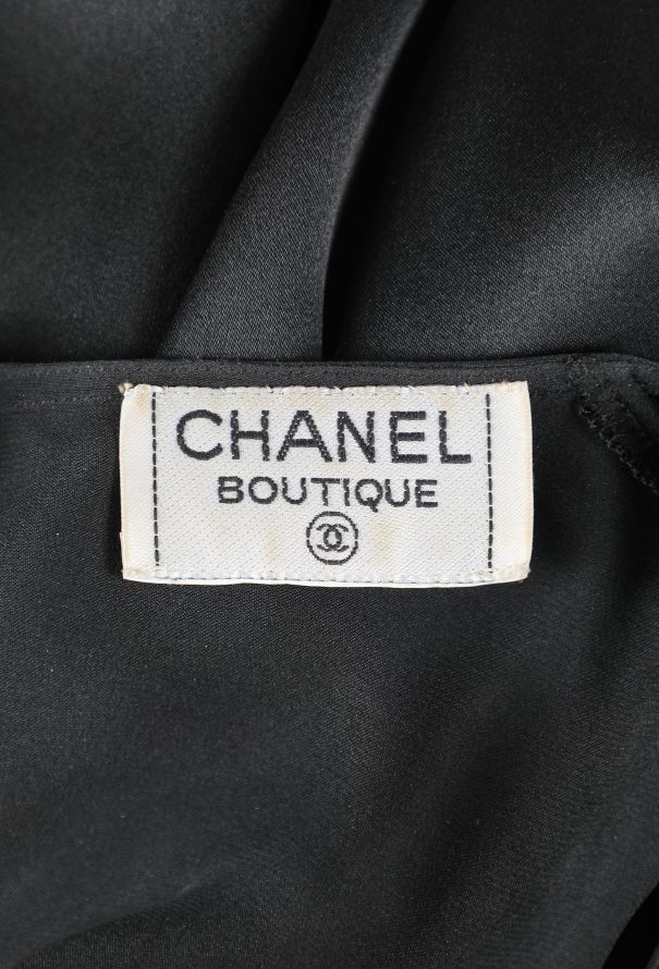 Chanel Vintage Silk Clover Button Blouse - 5