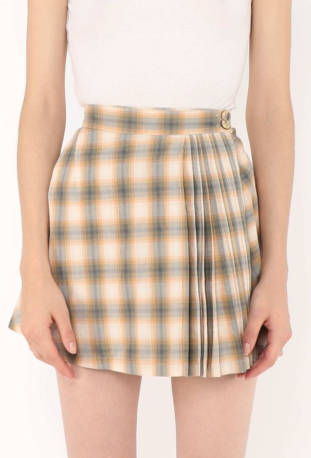 Alaïa Early '90s Tartan Wrap Skirt - 4 Alaïa Early '90s Tartan Wrap Skirt - 4