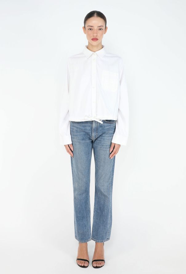 Loewe 2025 x Paula’s Ibiza Slit Drawstring Shirt - 3