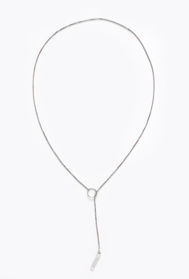 Gucci Link To Love 18k White Gold Necklace - 1