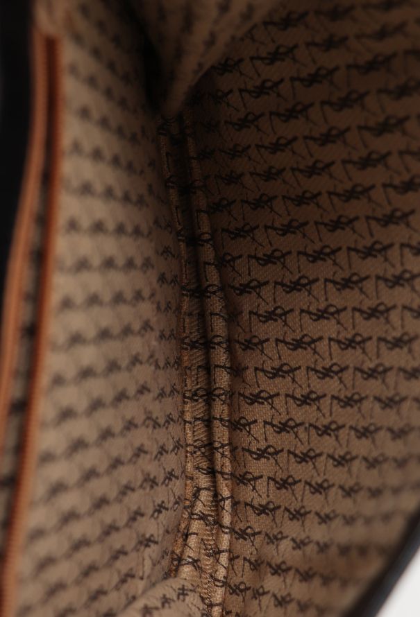 Saint Laurent Vintage Canvas & Leather Bag - 12