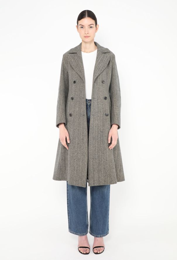 Jil Sander F/W 2004 Tailored Chevron Coat - 3