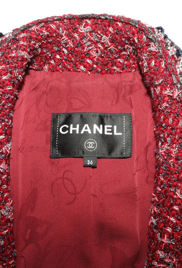 Chanel 2017 Braided Trim Tweed Jacket - 6