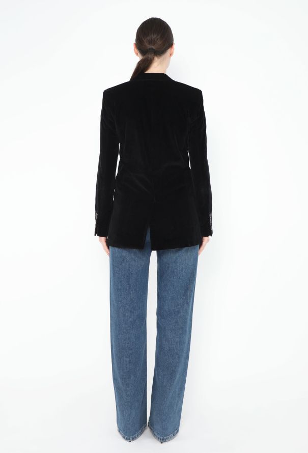 Saint Laurent S/S 2015 Tailored Velvet Blazer - 6 Saint Laurent S/S 2015 Tailored Velvet Blazer - 6