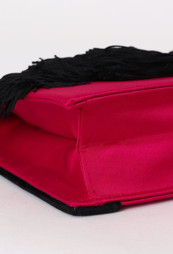 Saint Laurent '90 Fuschia Tassel Bag - 8