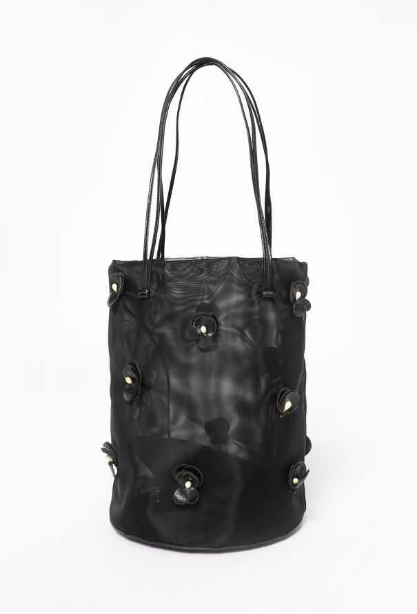 Floral Mesh Bucket Bag Authentic Vintage ReSee