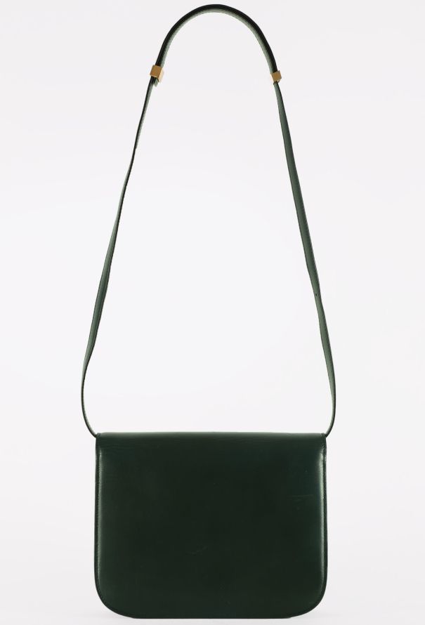Céline Dark Green Classic Box Bag - 4