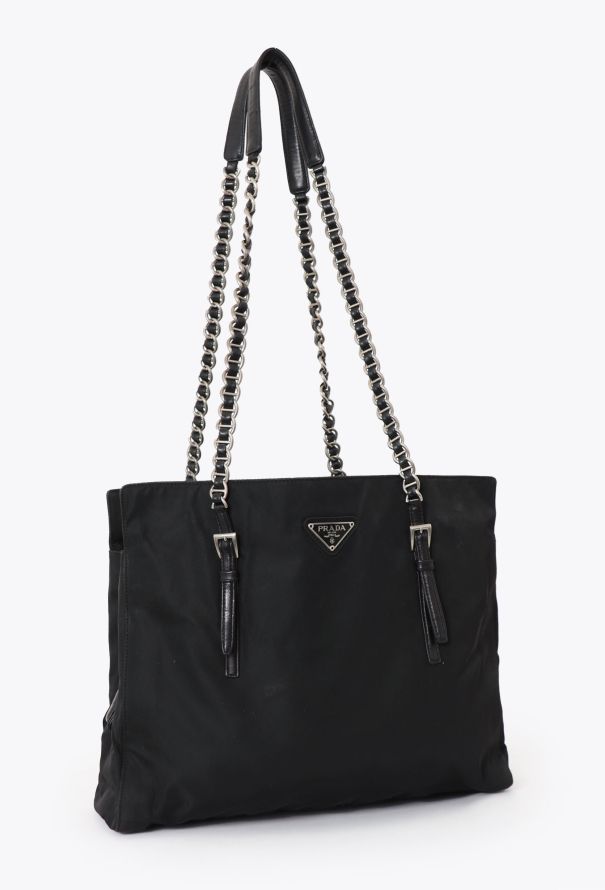 Prada 2000s Nylon Acciaio Tote Bag - 2