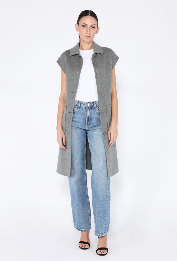 Hermès 2024 Belted Cashmere Long Vest - 5