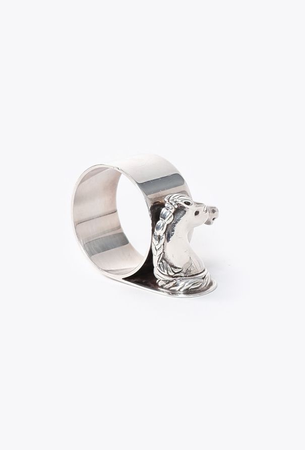 Hermès 1960s Ravinet d'Enfert Silver Napkin Ring - 1