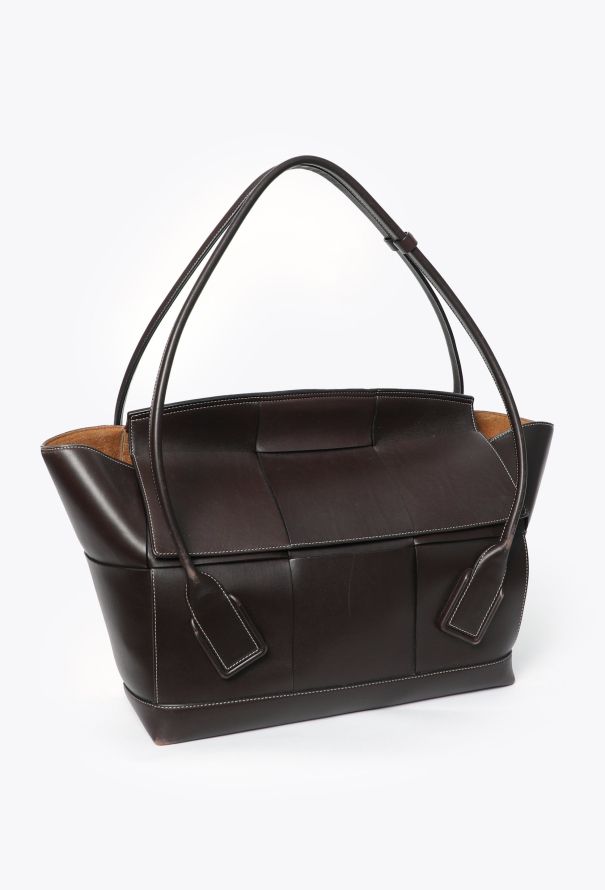 Bottega Veneta Pre-Fall 2019 Maxi Arco Tote Bag Chocolate brown - 3