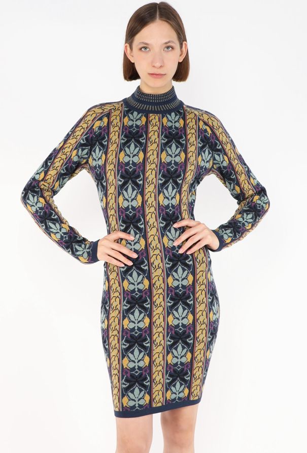 Alaïa Intarsia Bodycon Dress,  F/W 1990 - 1