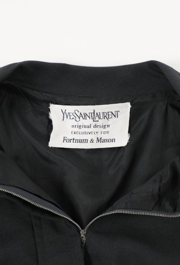 Saint Laurent Vintage Linen Shift Dress - 5