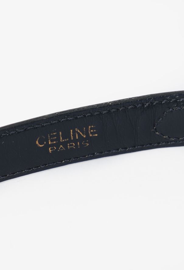 Céline '70s Horsebit Leather Belt - 4