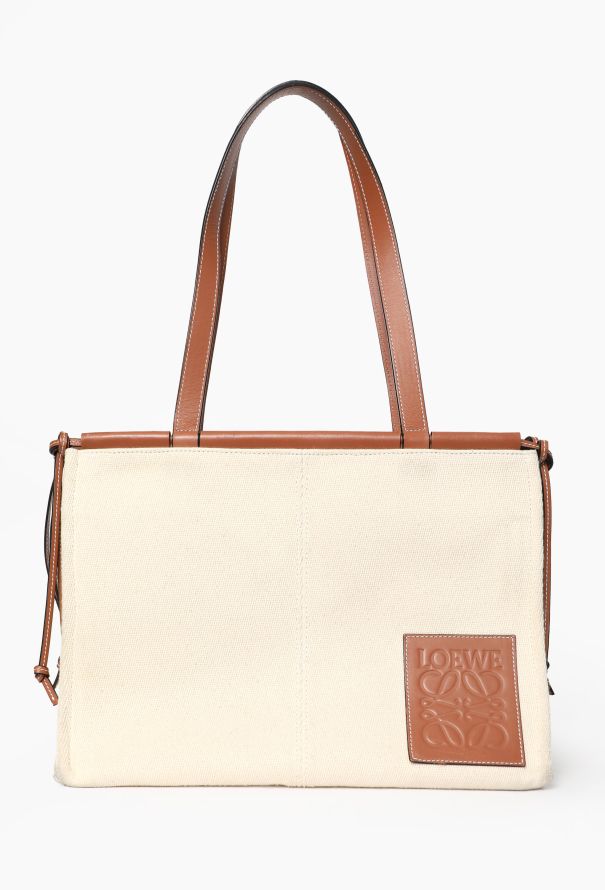 Loewe Canvas Cushion Tote Bag - 2