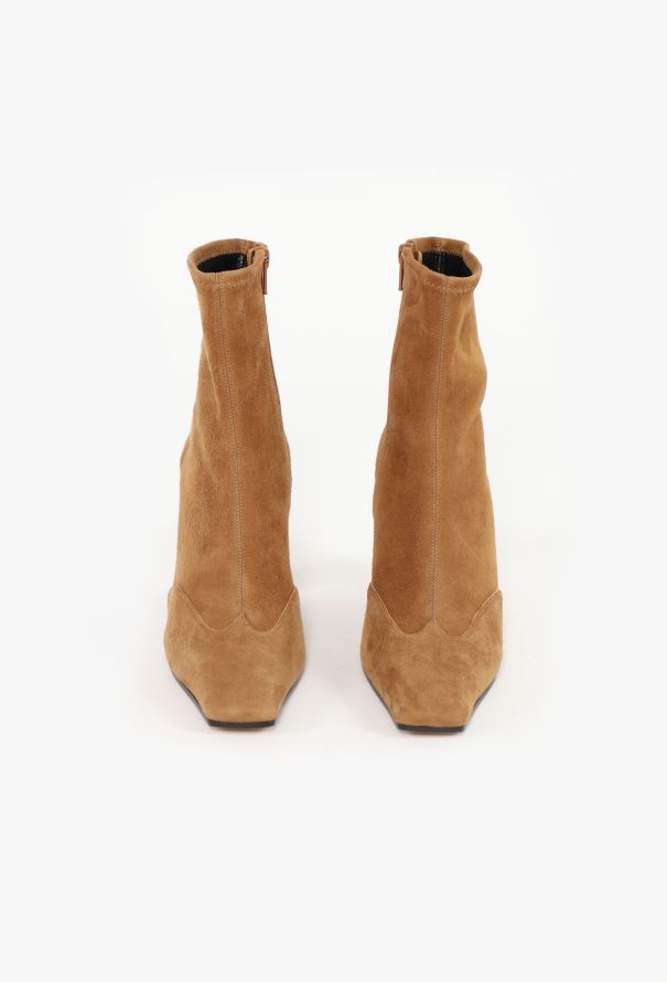 Khaite F/W 2024 Nevada Suede Ankle Boots - 4