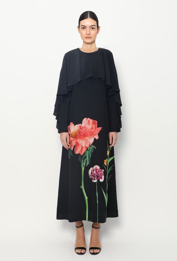 Valentino F/W 2020 Silk Maxi Dress - 1