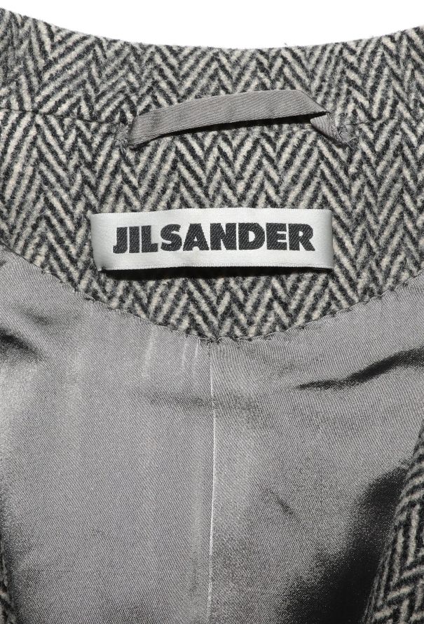Jil Sander F/W 2004 Tailored Chevron Coat - 7