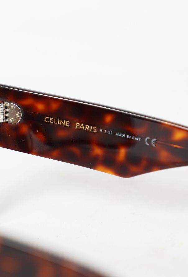 Céline Tortoiseshell Shield Sunglasses - 6