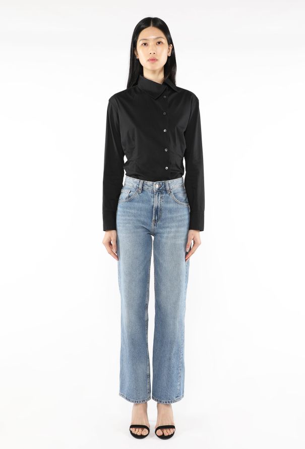 Gucci Tom Ford Asymmetrical Button Down Shirt - 6