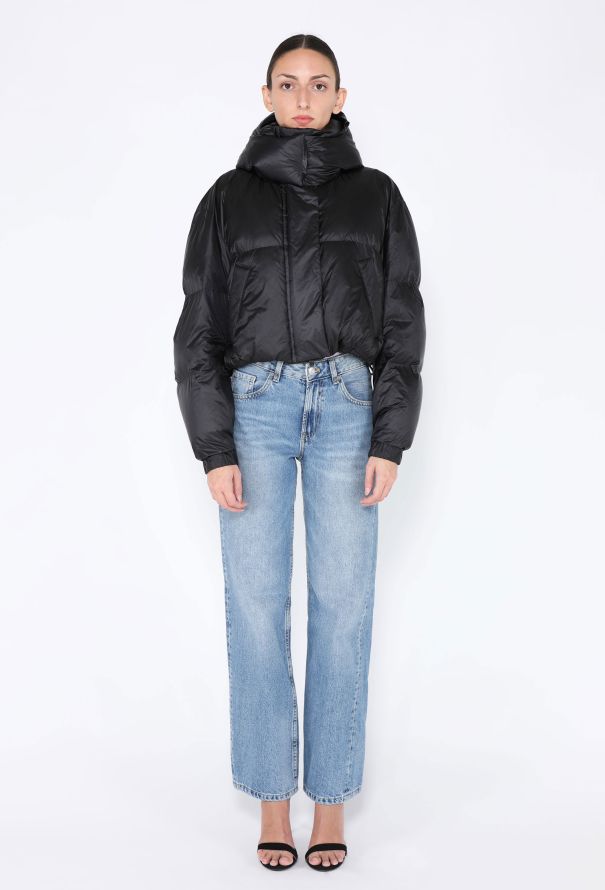 Sacai 2023 Hooded Cropped Puffer Coat - 3
