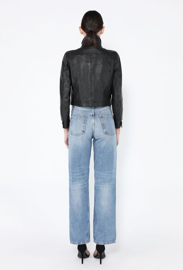 Courrèges '90s Mod Vinyl Jacket - 5