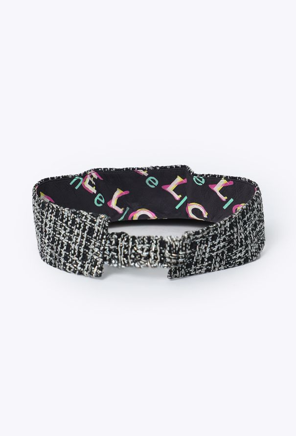 Chanel 2019 Tweed Reversible Visor - 3