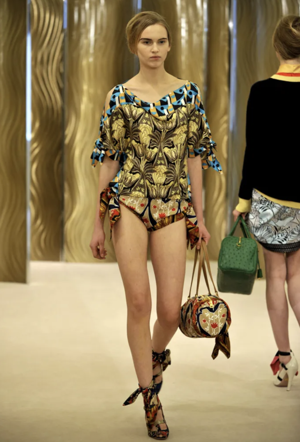 Prada Resort 2010 Silk Pajama Ensemble - 2