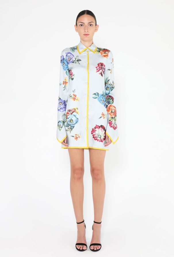 Prada Floral Silk Twill Mini Dress, 2024 - 3