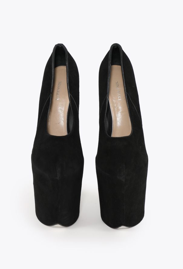Nina Ricci RARE F/W 2009 Theyskens Sculpted Platforms - 4