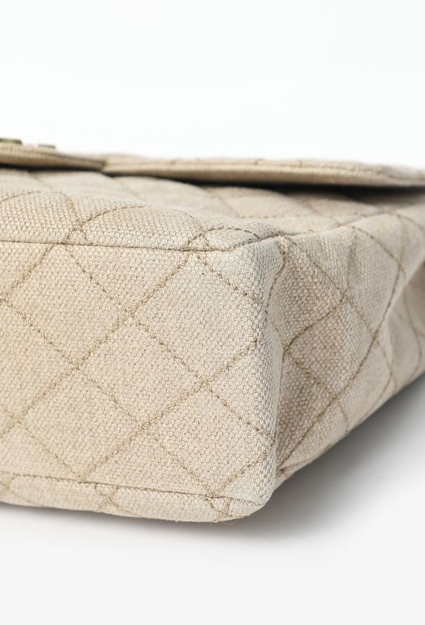 Chanel '90s Canvas Jumbo Classic Timeless Bag - 10