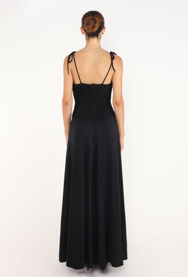 Azzaro Pleated Jersey Bustier Dress, 1970s - 4