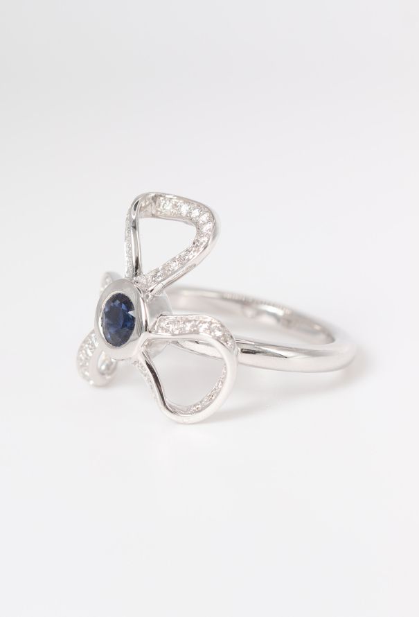 Mellerio 18k Gold, Diamond & Sapphire Marie Antoinette Ring - 3 Mellerio 18k Gold, Diamond & Sapphire Marie Antoinette Ring - 3