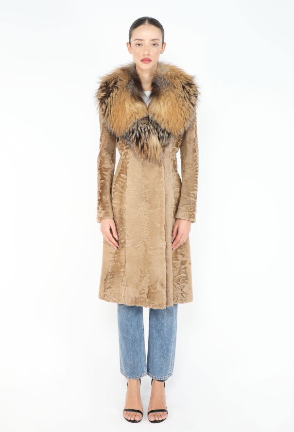 Dior STUNNING F/W 2007 Fox Fur Astrakhan Coat - 1