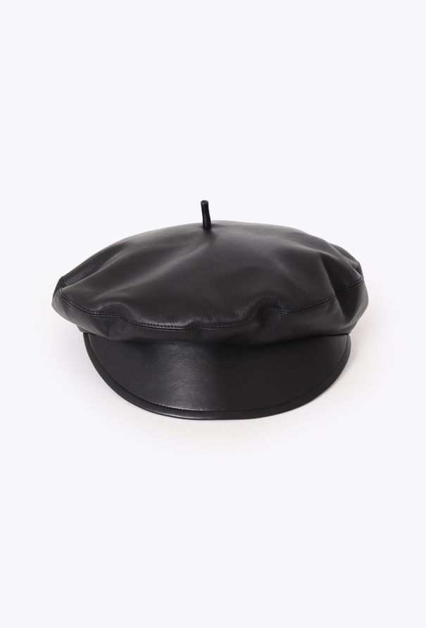 Dior F/W 2017 Lambskin Brimmed Beret - 4 Dior F/W 2017 Lambskin Brimmed Beret - 4