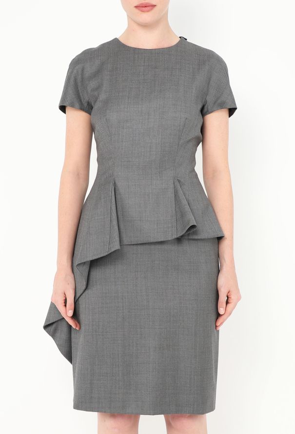 Dior Asymmetrical Peplum Dress - 2 Dior Asymmetrical Peplum Dress - 2