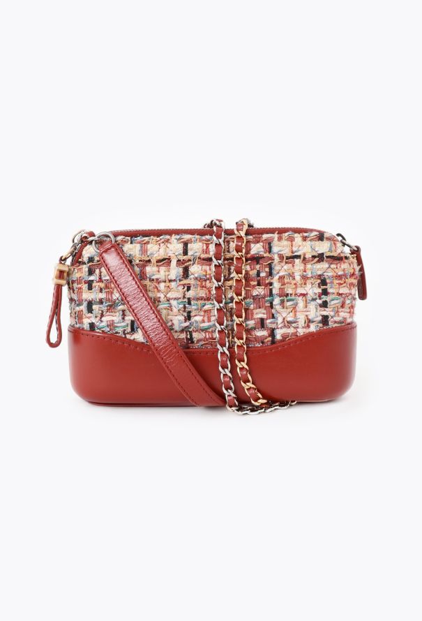 Chanel Tweed Gabrielle Clutch With Chain - 1