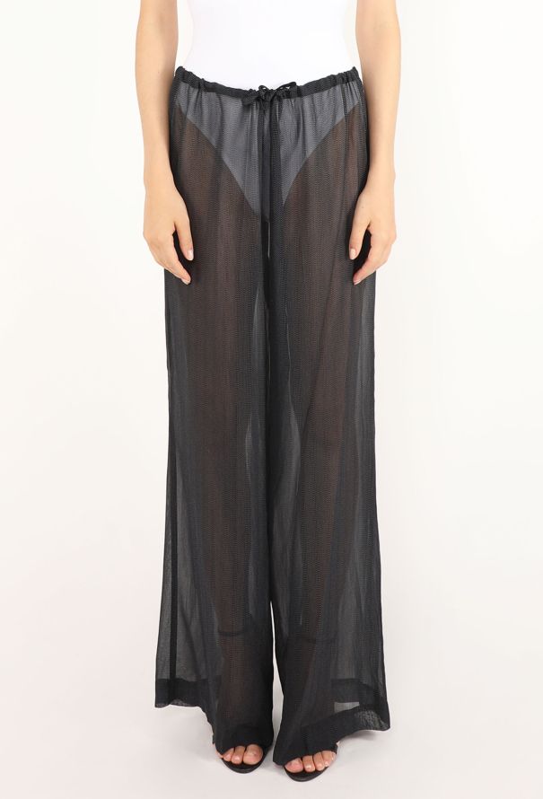 Dries Van Noten Polka Dot Chiffon Pants - 3
